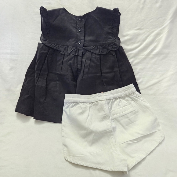 Max Studio Baby Embroidered Tunic and Shorts Set 3T - Picture 8 of 9